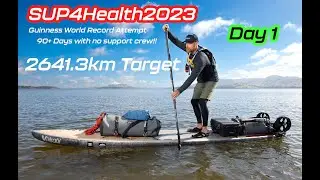 Day 1 - Guinness World Record SUP Expedition - Towong to Tintaldra