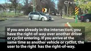 How to Navigate a Traffic Circle - Winnipeg, Manitoba