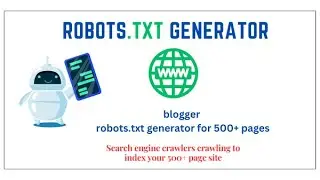 Boost your Blogger site's SEO with this Robots txt file optimized for blogs with 500+ pages