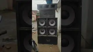 Rcf 4000 watt sound check hard bass#