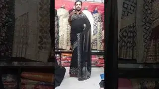 Simple black saree #blacksaree #sareefashion #viralvideo #anumwithlife #sareecollection #saree