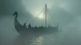 Voyage Through the Mist | Viking Ship Ambience & Nordic Music | Perfect for D&D, Reading, Relaxing