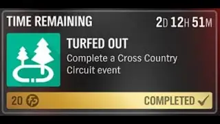 Forza Horizon 4 Daily challenges: TURFED OUT Complete a Cross Country Circuit Event