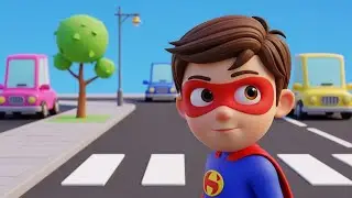 Superhero Safety Rhyme for Kids | Safety Song for Kids, Good Habits Nursery Rhyme & Baby Songs 🦸&zwj;♂️