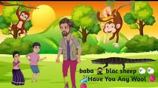 Baba Black Sheep Have You Any Wool | baba balck sheep For Kids | Kids poem | Poem For Nursery Rhymes