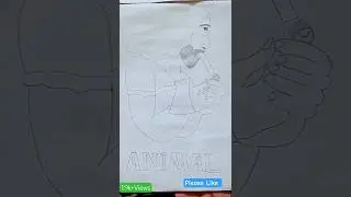 Animal Poster #shorts #trendingshorts #animal #ranbir kapoor ❤️❤️❤️