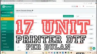 1 bulan, TSR JUAL 17 unit Printer DTF, UV dan ecosolvent 