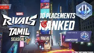 Rank Reveal Today?! 😨 | 10 Placement Matches Tamil | Marvel Rivals | PTTG