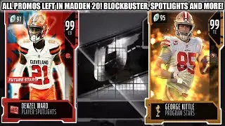 ALL PROMOS REMAINING IN MADDEN 20! POSITION HEROES, BLOCKBUSTER, AND MORE! | MADDEN 20