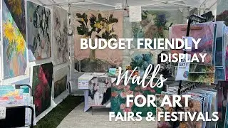 Budget-Friendly Display Walls for Craft Fairs and Art Shows