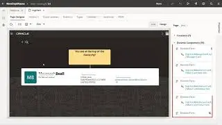 Oracle Visual Builder Studio: Customizing Dynamic Components with Oracle Visual Builder Studio