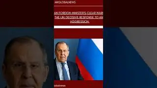Russian Foreign Minister's Clear Warning at the UN: Decisive Response to Any Aggression #breakingnew