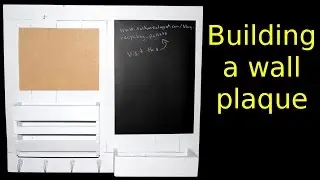 Building a wooden wall plaque
