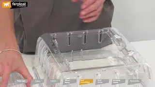 FERPLAST COMBI 1 HAMSTER HOME  ASSEMBLY INSTRUCTIONS