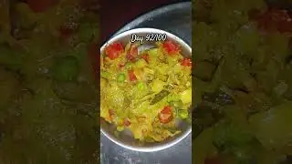 Day 92/100 #baigan #cabbage #boringvlog #food #ytshorts #100daysvlogchallenge