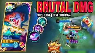One Shot Build for Harley - The Ultimate Guide!!#chou #mobilelegends