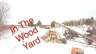 In The Wood Yard Day #cuttingfirewood 