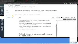 Module 5 - Guided lab - Introducing Amazon Elastic File System Amazon EFS