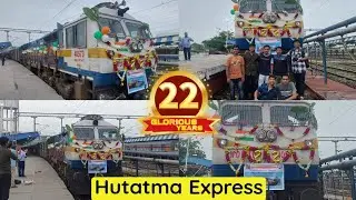 22nd Birthday Celebration of Hutatma Express at Solapur by Railfans | Pushkar Khamitkar