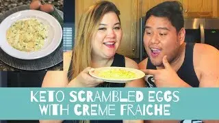 Keto Scrambled Eggs with Creme Fraiche