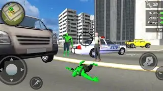 Flying Spider Superhero Ninja Hero City Gangster Crime - Android GamePlay HD