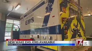 Wake County's growth sparks need for more EMS jobs