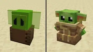 how to make baby yoda in minecraft