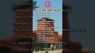 List Of South Campus Colleges Of Delhi University #short #du