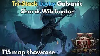 Path of Exile 2 0.3 - Lucky Galvanic Shards Witchhunter | T15 Delirium/Breach | Build concept