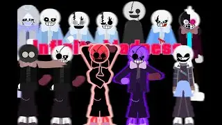 (Music Warning) And (Flashlight Warning) Venom!Sans Vs Last Breath Sans Music Version