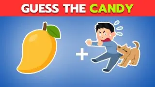 Guess the CANDY by Emoji? 🍬🍭 😱 Candy Emoji Quiz Challenge