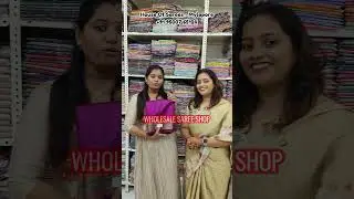 #shorts ❤ Wholesale Sarees In Chennai | House Of Sarees Mylapore | Priya just know fashion
