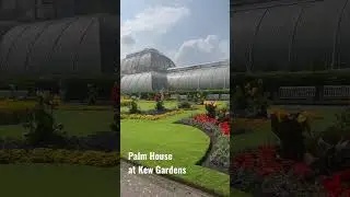 Palm House at Kew Gardens - A clip of the garden beds outside of the Palm House at Kew Gardens.