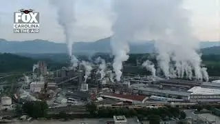 Drone video - closing day at Canton, NC mill