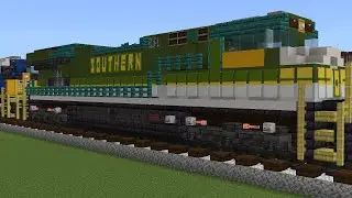 Minecraft NS 8099 Southern Heritage Unit Locomotive Tutorial. Updated Build!