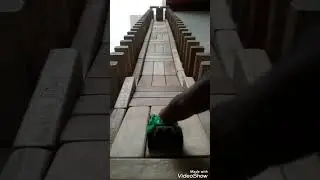 Car on Jenga Track starts a Twin Domino