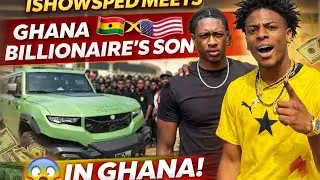 IShowSpeed ​​встречается с сыном Чеддара – самая молодая семейная связь ганских миллиардеров в Гане