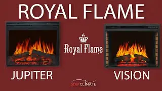 Электрические камины JUPITER & VISION от Royal Flame - идеальный вариант для дома или квартиры.