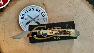 Нож Case - 133 Amber bone mini copperlock США 🇺🇸 🔪