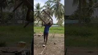 Easy Making Rabbit Cage 🐇 in Home #rabbit#rabbitcagemaking#rabbitfarming#Homemaking