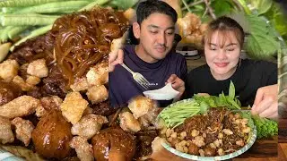 ก๋วยเตี๋ยวแห้งลูกชิ้นเอ็นเนื้อ(พร้อมวิธีทำ)แกล้มพริกจี่เผ็ดๆ แซ่บมาก |ตั้มมี่Channel