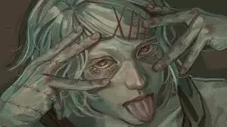 Джузо Судзуя - Токийский гуль | Цифровое искусство [Speedpaint]