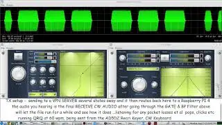 send QRQ CW Morse Code Audio over the internet using the Vorbis Audio codec with RTP payloading