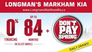 Longman's Markham Kia - Car-A-Day Giveaway - Markham - 1-1105
