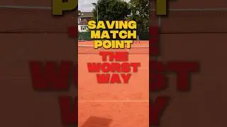 HOW TO SAVE MATCH POINT #TENNIS #SHORTS