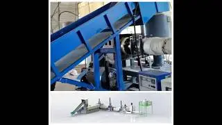 #PPPE granulator #LDPE and HDPE recycling granulation #Plastic recycling machine