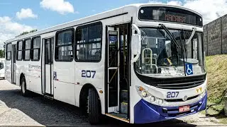 [ENGINE SOUND] CAIO APACHE VIP II - VOLKSBUS 17-230 EOD + GIRO ALTO / TRAMPOLIM DA VITÓRIA 207