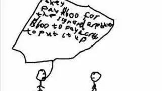 kenn kington stick figure skit. signs