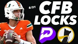PRIZEPICKS CFB SUNDAY 8/31/25 - FREE PICKS!!! - (CRAZY PAYOUT!!!) - BEST PLAYER PROPS - CFB TODAY