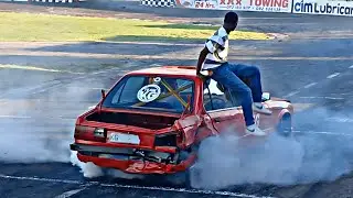 TEAM KG & FRED SPINNING AND STUNTING AT MAHEM RACEWAY